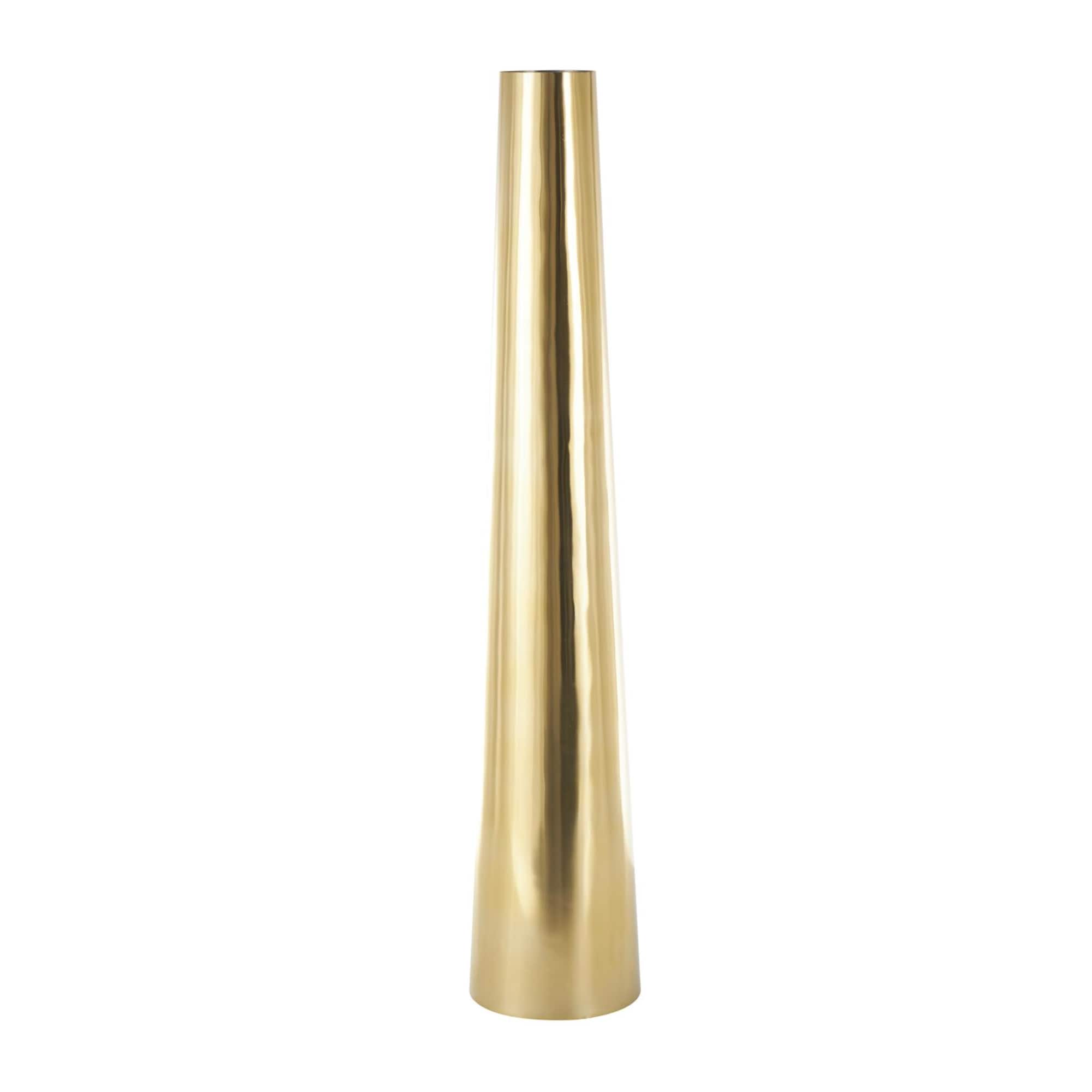 48" Glam Gold Tall Stainless Steel Vase